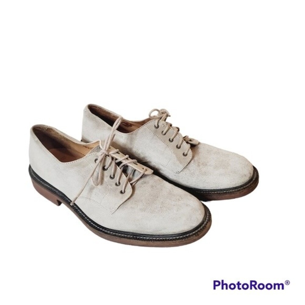 J. Crew Mushroom Suede Genuine Leather Lace-Up Derby loafer oxford Shoes